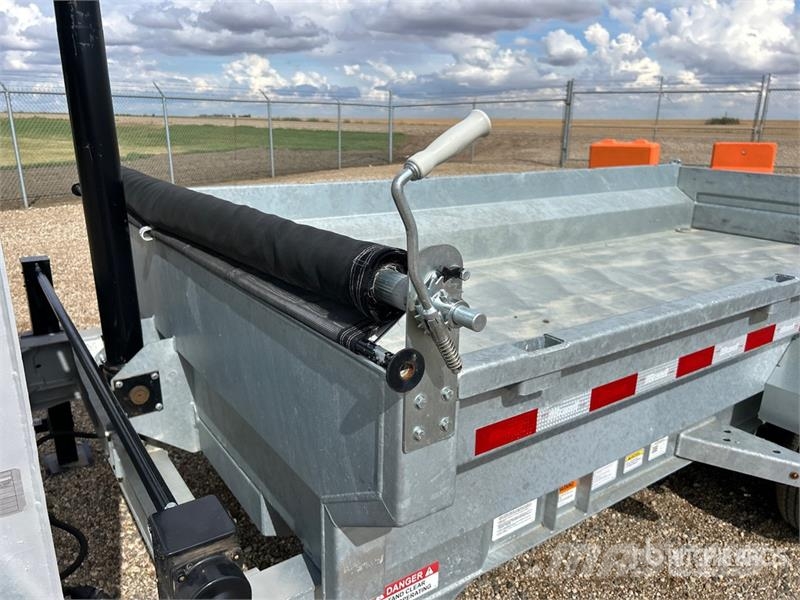 Brandt UGD1116 16 ft Gooseneck Dump Utility Trailer (Unus Savivartės priekabos