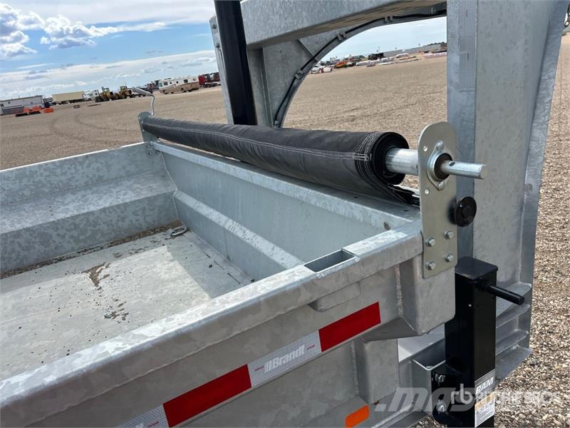 Brandt UGD1116 16 ft Gooseneck Dump Utility Trailer (Unus Savivartės priekabos