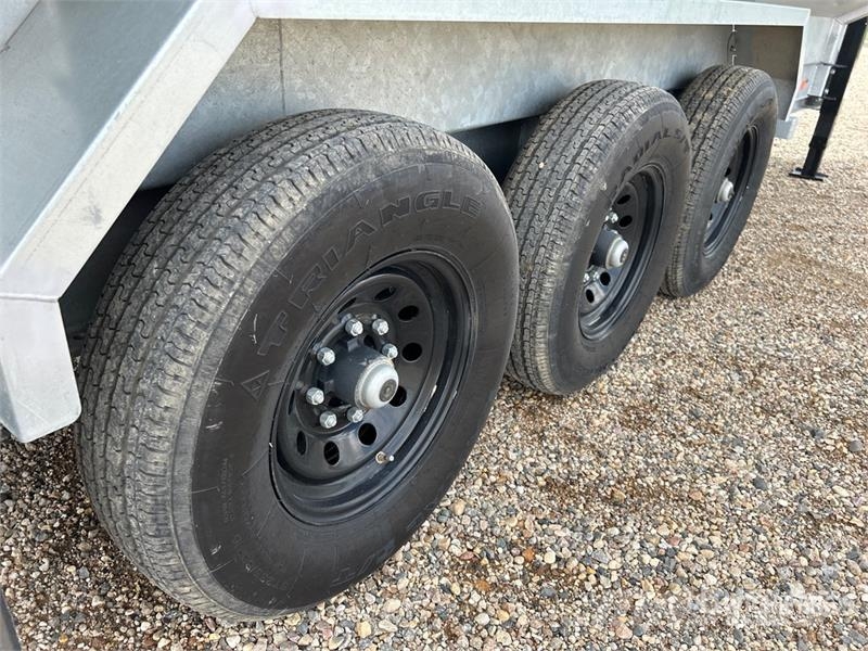 Brandt UGD1116 16 ft Gooseneck Dump Utility Trailer (Unus Savivartės priekabos