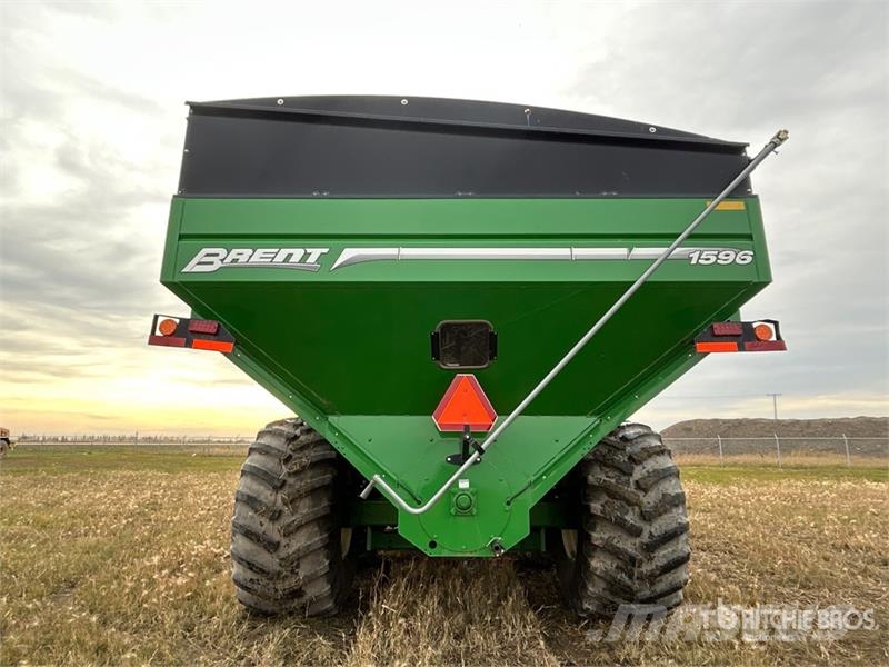 Brent 1596 1500 bu T/A Grain Cart مقطورة حبوب