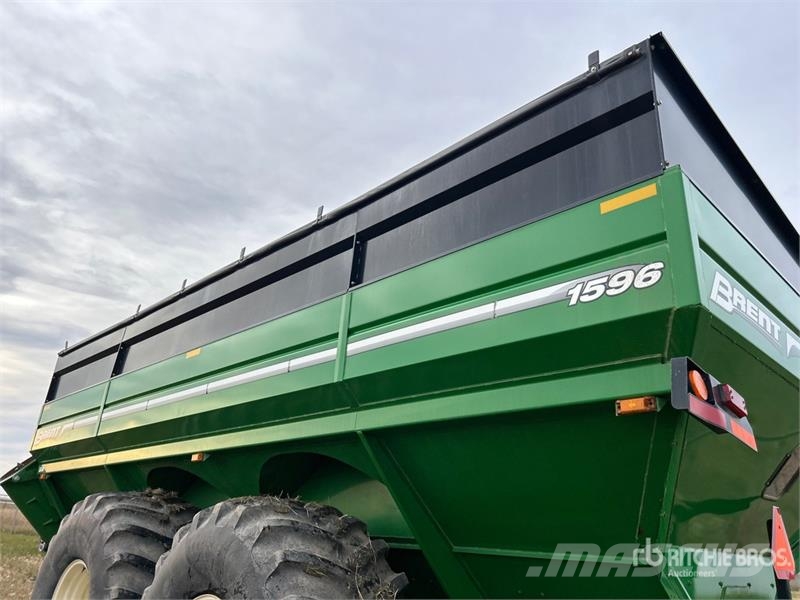 Brent 1596 1500 bu T/A Grain Cart مقطورة حبوب