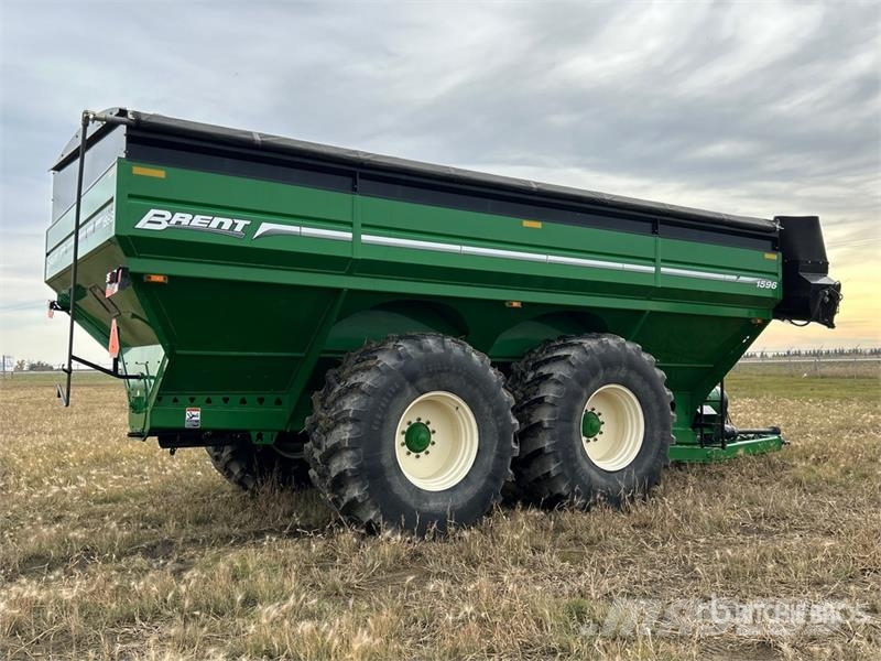 Brent 1596 1500 bu T/A Grain Cart مقطورة حبوب
