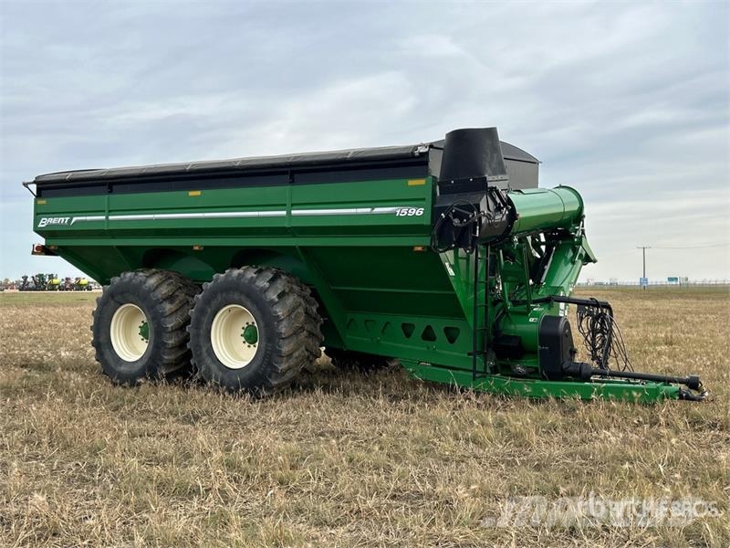 Brent 1596 1500 bu T/A Grain Cart مقطورة حبوب