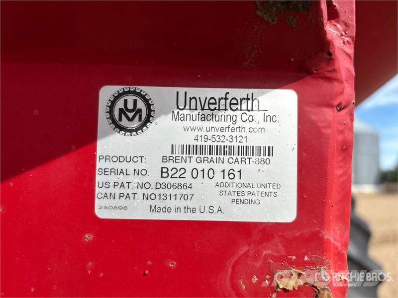 Brent 880 880 bu S/A Grain Cart Prikolice za žito