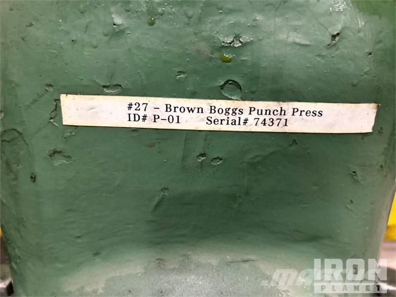Brown Boggs 16LW Punch Press 기타 부품  