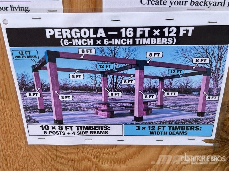 Bulldog Industries 16 ft x 12 ft Pergola (Unused) Ostale prikolice