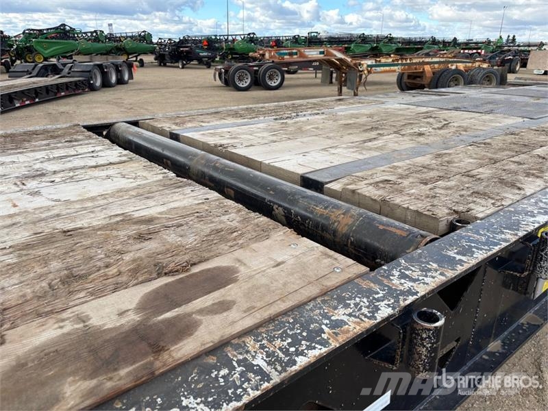 BWS 40SN3X120 55 ft Tri/A Folding Neck Trailer 로우 로더