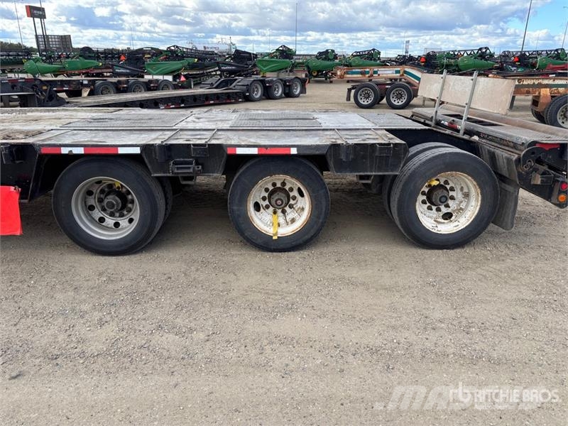 BWS 40SN3X120 55 ft Tri/A Folding Neck Trailer 로우 로더