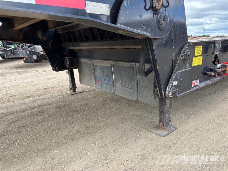 BWS 40SN3X120 55 ft Tri/A Folding Neck Trailer 로우 로더