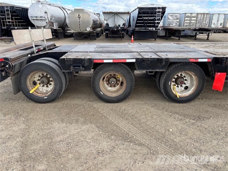 BWS 40SN3X120 55 ft Tri/A Folding Neck Trailer 로우 로더