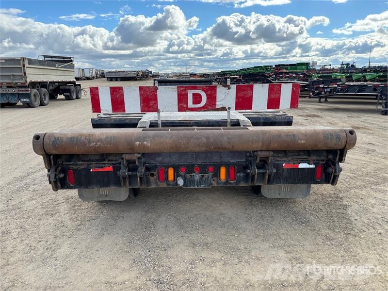 BWS 40SN3X120 55 ft Tri/A Folding Neck Trailer 로우 로더
