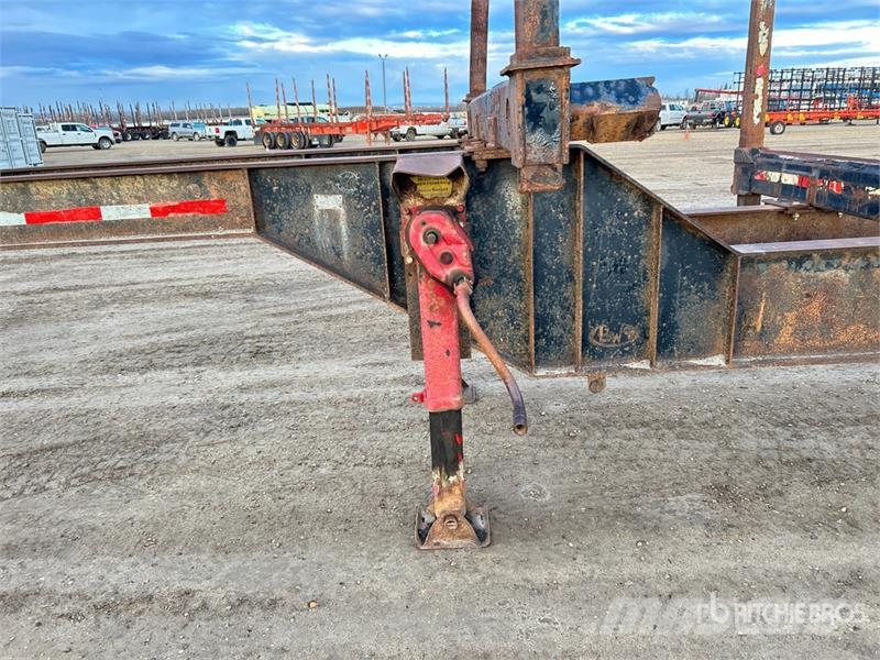 BWS 48 ft Tri/A Hayrack Log Trailer Rimorchi trasporto legname