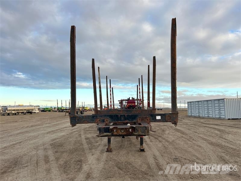 BWS 48 ft Tri/A Hayrack Log Trailer Rimorchi trasporto legname