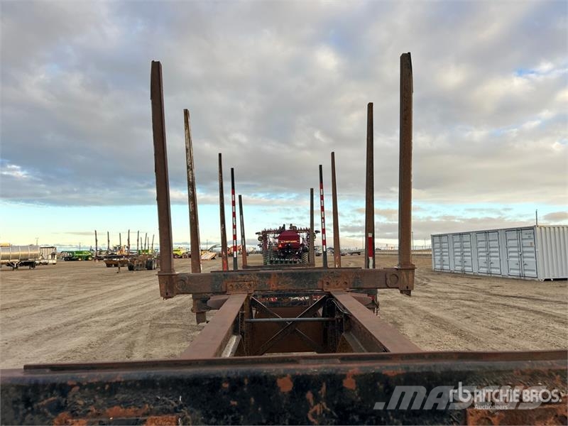 BWS 48 ft Tri/A Hayrack Log Trailer Rimorchi trasporto legname