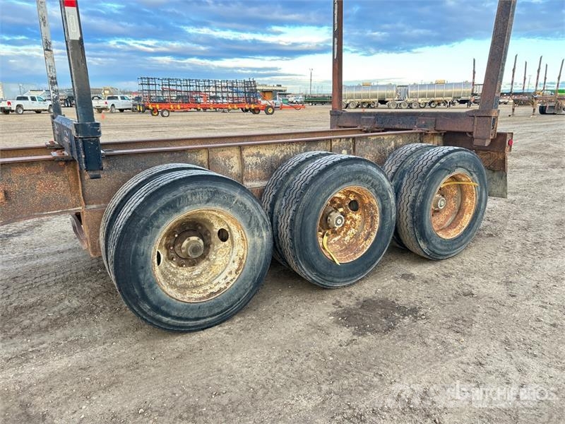 BWS 48 ft Tri/A Hayrack Log Trailer Rimorchi trasporto legname