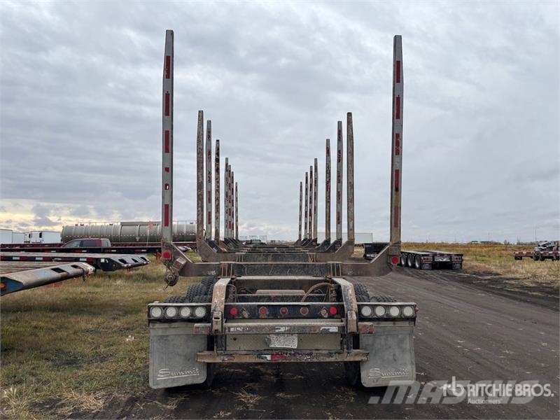 BWS 50 ft Quad/A Log Trailer مقطورات أشجار