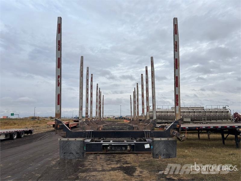 BWS 50 ft Quad/A Log Trailer مقطورات أشجار