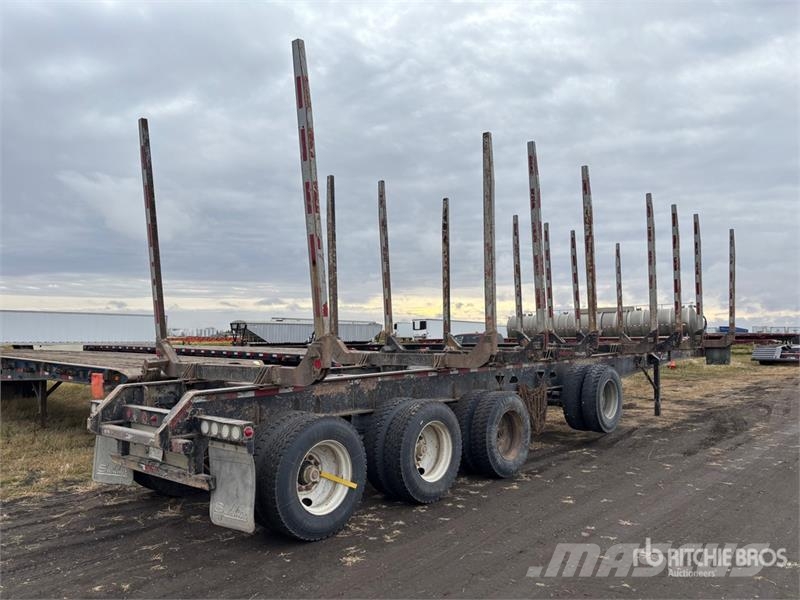 BWS 50 ft Quad/A Log Trailer مقطورات أشجار