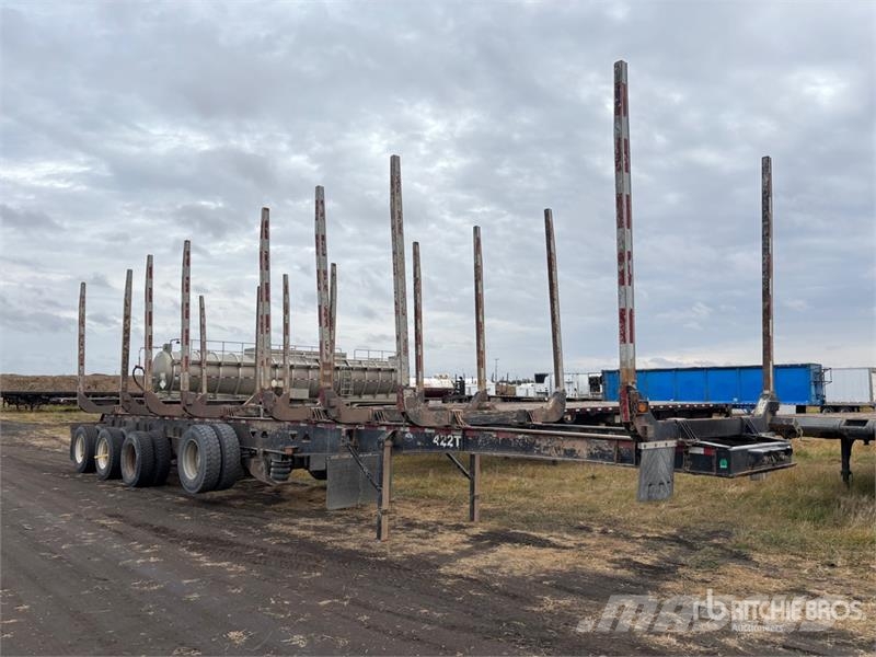 BWS 50 ft Quad/A Log Trailer مقطورات أشجار