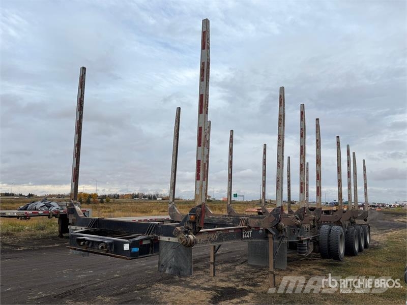 BWS 50 ft Quad/A Log Trailer مقطورات أشجار