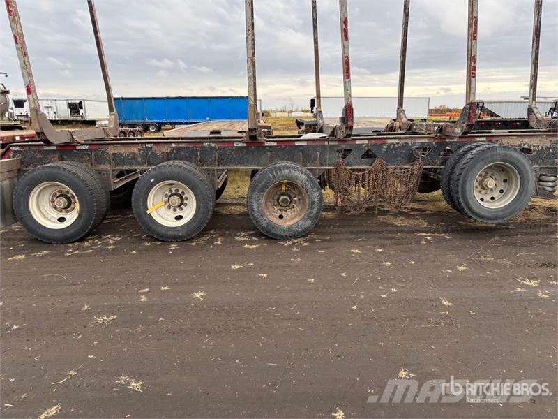 BWS 50 ft Quad/A Log Trailer مقطورات أشجار