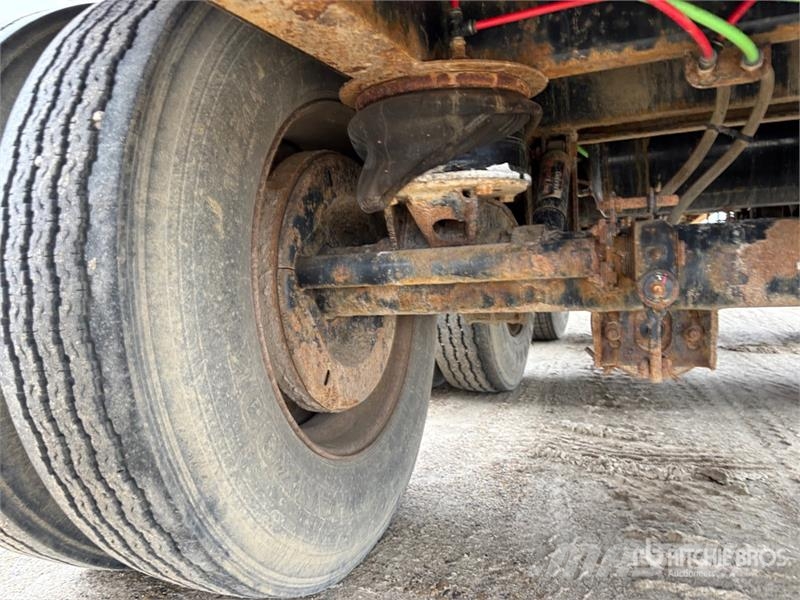 BWS 53 ft Tri/A Flatbed Trailer Plataforma plana/laterales abatibles