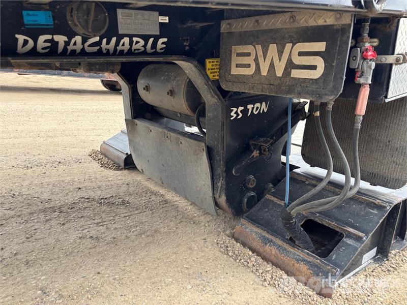 BWS T/A Removable Gooseneck Lowboy Trailer Tieflader