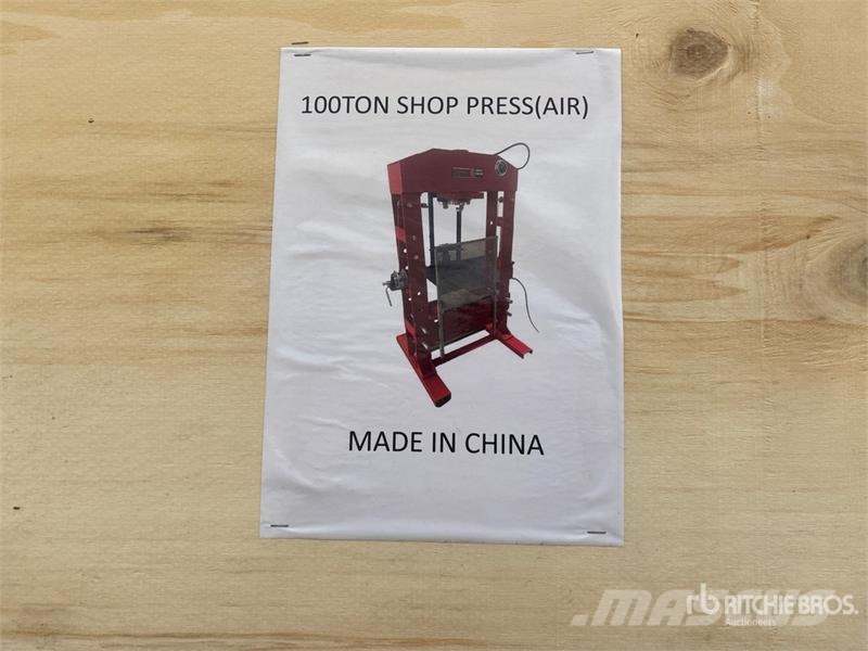  BYT ASPSS100 100T Air Shop Press (Unused) مكونات أخرى