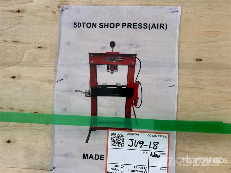  BYT ASPSS50 50T Air Shop Press (Unused) مكونات أخرى