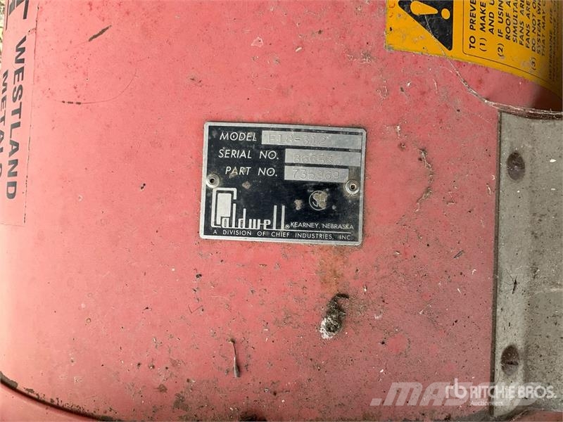 Caldwell F18-312 3 hp Aeration Fan Getreidetrocknung