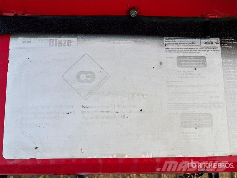Campo Blaze 400 D/G 399000 BTU Space Heater Verhittings en ontdooi apparatuur