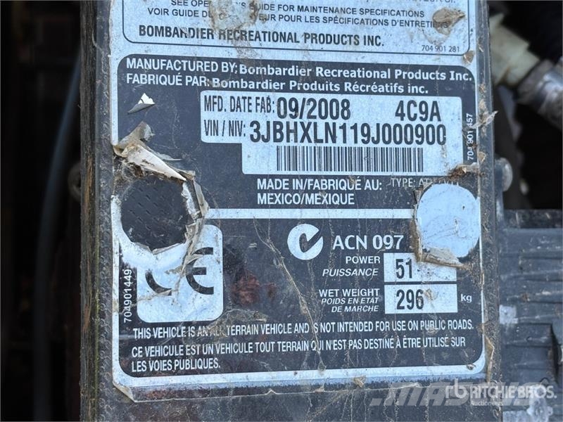 Can-am 4x4 ATV (Inoperable) Visurgājēji