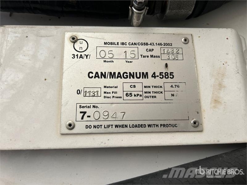  Can/Magnum 1432 L Steel Fuel Tank Kütusemahutid