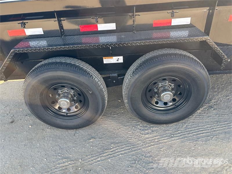 Can Trail 14 ft T/A Dump Utility Trailer Самоскиди