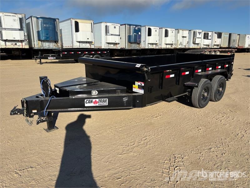 Can Trail 14 ft T/A Dump Utility Trailer Самоскиди