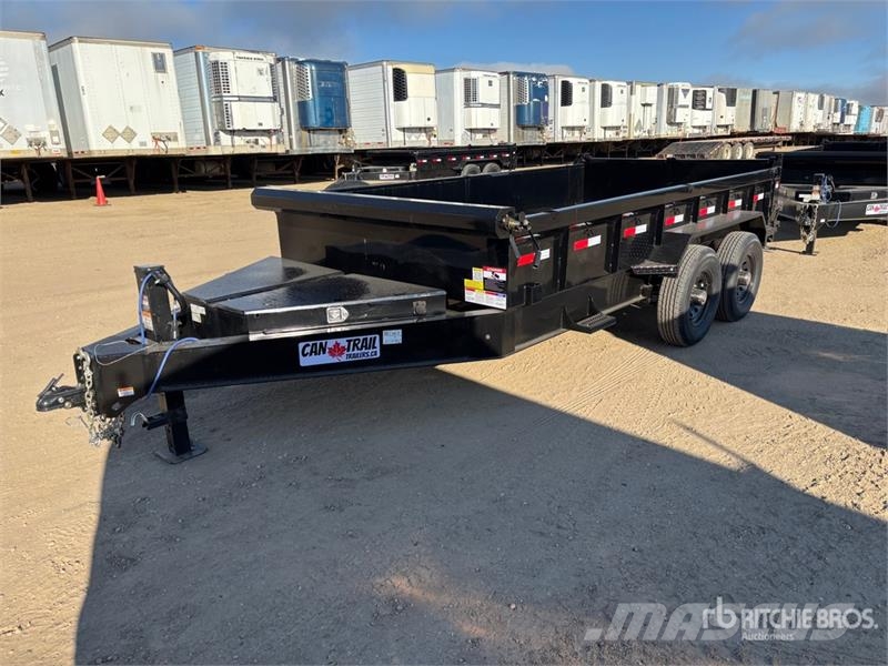 Can Trail 14 ft T/A Dump Utility Trailer Самоскиди