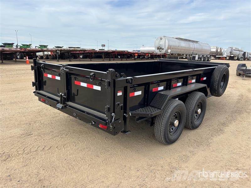 Can Trail 14 ft T/A Dump Utility Trailer Самоскиди