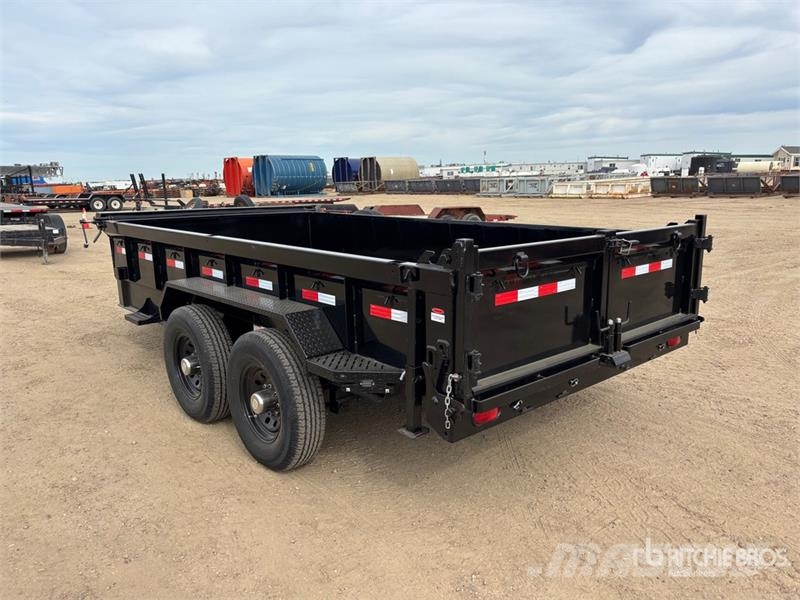 Can Trail 14 ft T/A Dump Utility Trailer Самоскиди