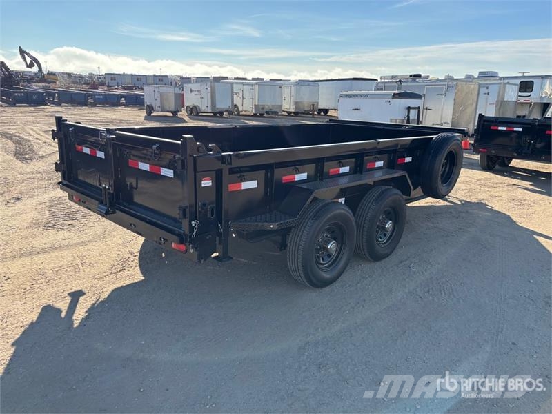 Can Trail 14 ft T/A Dump Utility Trailer Самоскиди