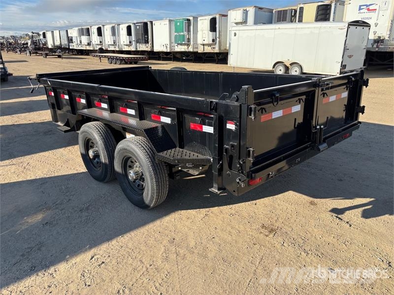 Can Trail 14 ft T/A Dump Utility Trailer Самоскиди