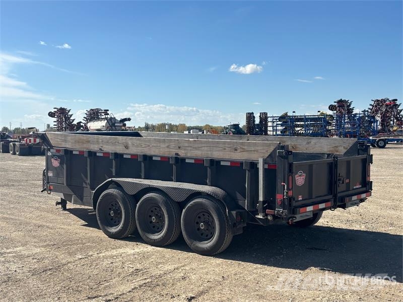 Canada Trailers DT8316-21KTR 16 ft Tri/A Dump Utility Trailer Tipper trailers