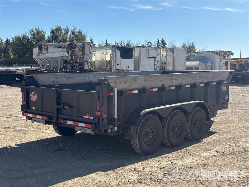 Canada Trailers DT8316-21KTR 16 ft Tri/A Dump Utility Trailer Tipper trailers