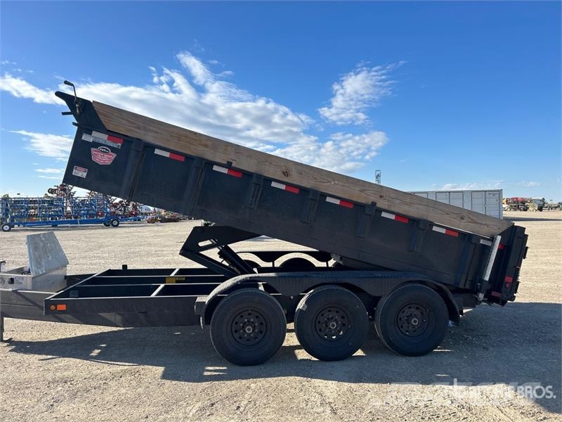 Canada Trailers DT8316-21KTR 16 ft Tri/A Dump Utility Trailer Tipper trailers
