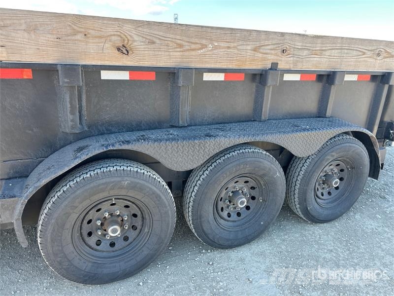Canada Trailers DT8316-21KTR 16 ft Tri/A Dump Utility Trailer Tipper trailers