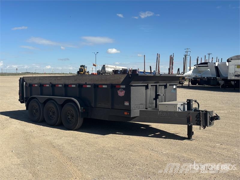 Canada Trailers DT8316-21KTR 16 ft Tri/A Dump Utility Trailer Tipper trailers