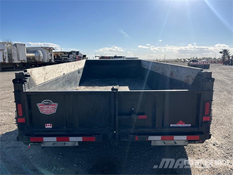 Canada Trailers DT8316-21KTR 16 ft Tri/A Dump Utility Trailer Tipper trailers
