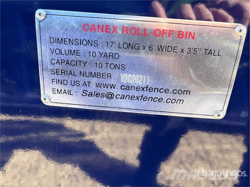 Canex 17 ft 10 cyd Roll-Off Container (Unused) Specijalni kontejneri