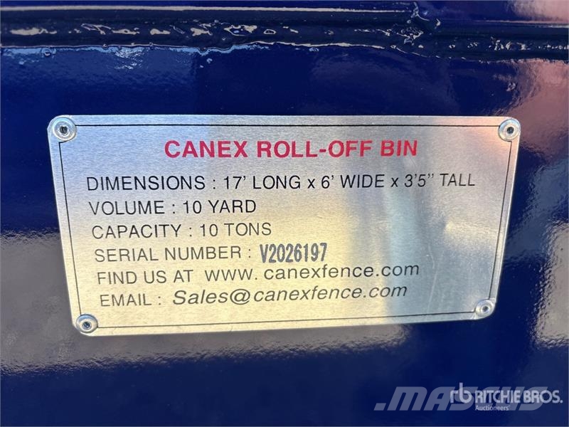 Canex 17 ft Roll-Off Container (Unused) 特种集装箱