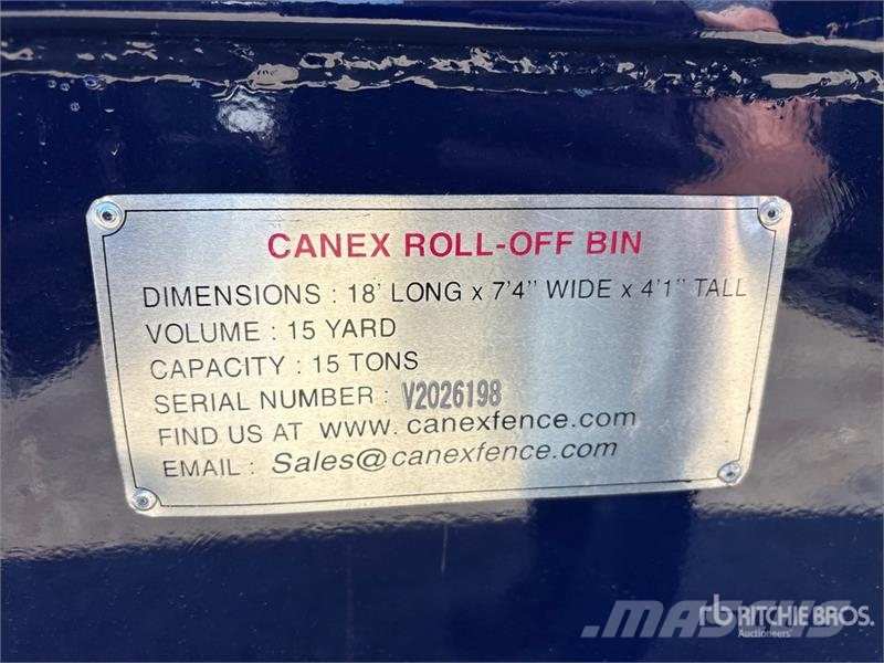 Canex 18 ft Roll-Off Container (Unused) 特种集装箱