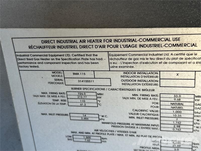 Carrier 48GS-024040301 Rooftop Air Conditioner Оборудване за отопление и размразяване